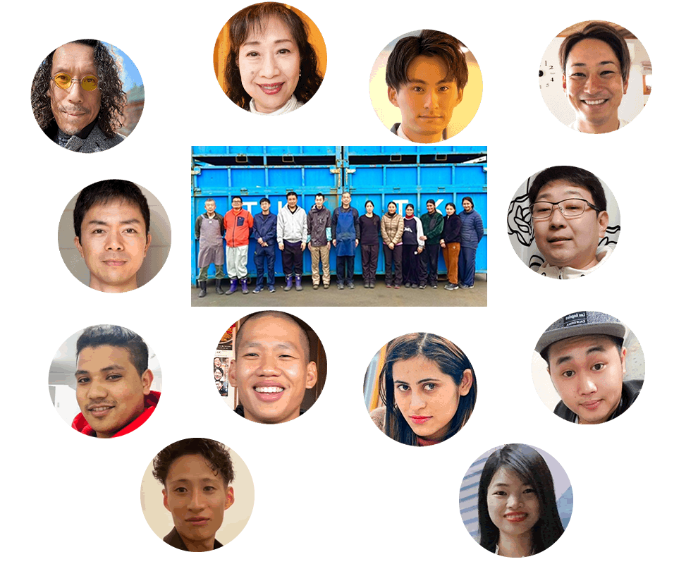 国際色豊か多様な人材